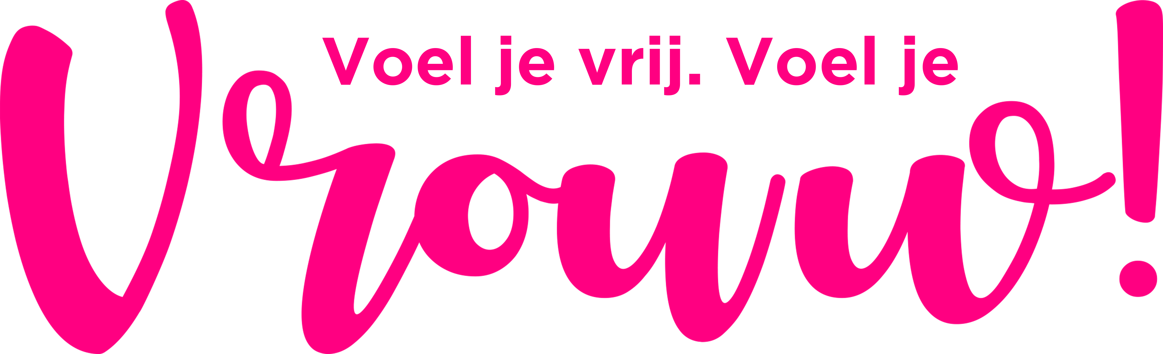 Logo Voel je vrij Voel je Vrouw!