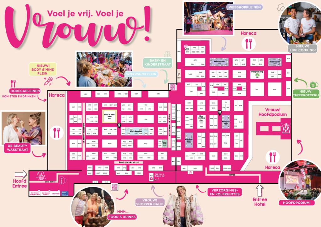 Plattegrond Vrouw! 2025